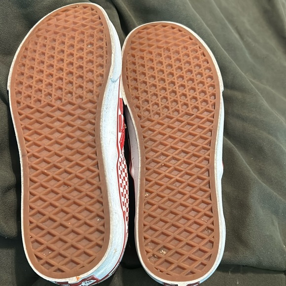 Men’s Red and white Checkered vans 
Size 9 Men’s - Picture 4 of 6